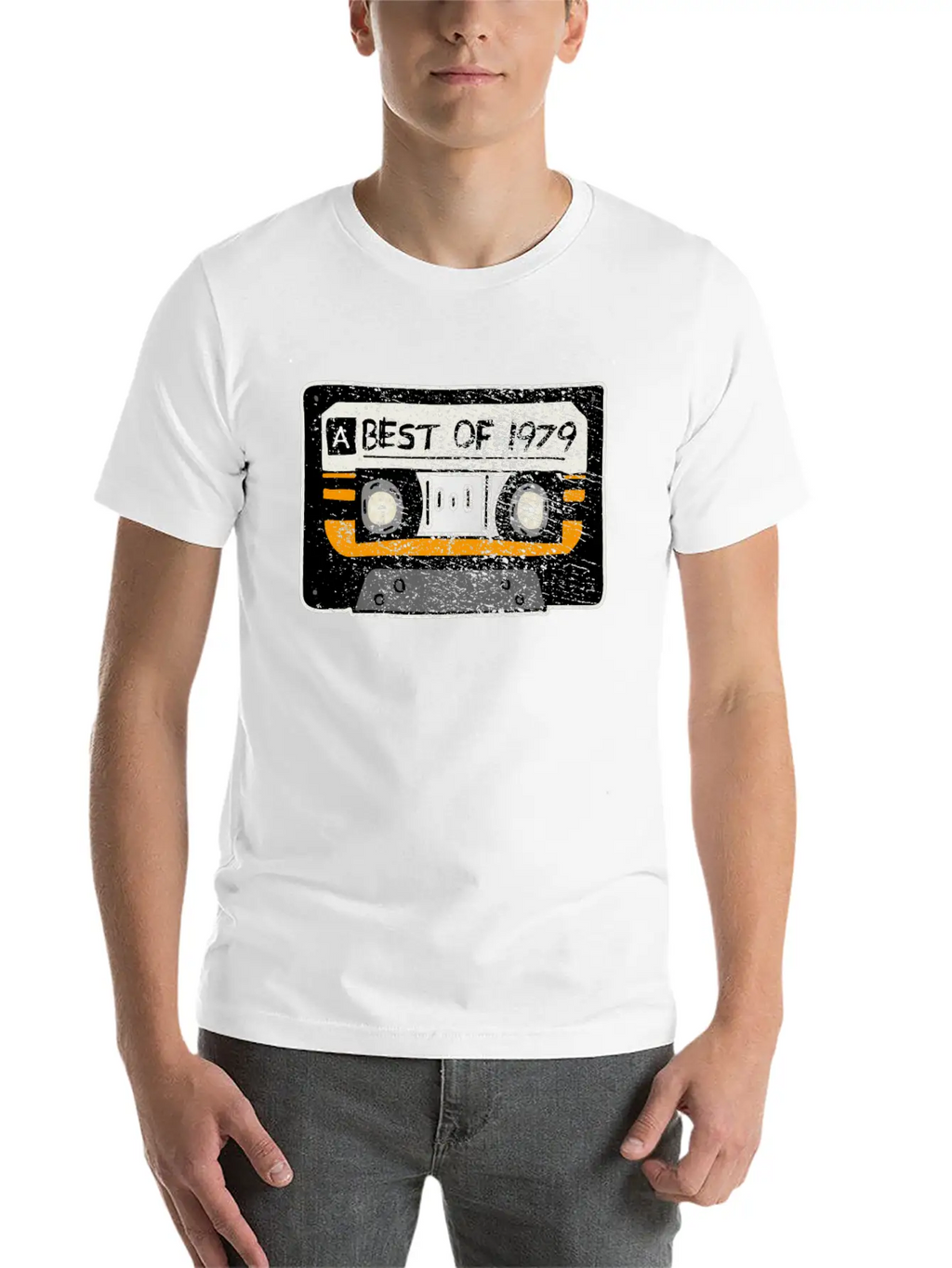 Birtday 1979 Unisex Short Sleeve Soft Cotton T-Shirt – Casual Everyday Wear