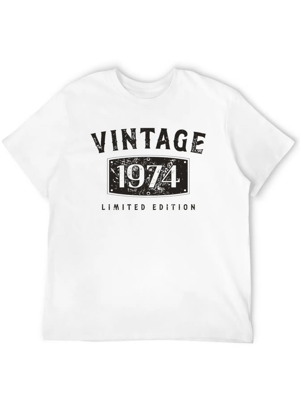 Birthday 1974 Limited Edition Vintage 1974 Breathable Soft Cotton T-Shirt – Timeless Casual Look