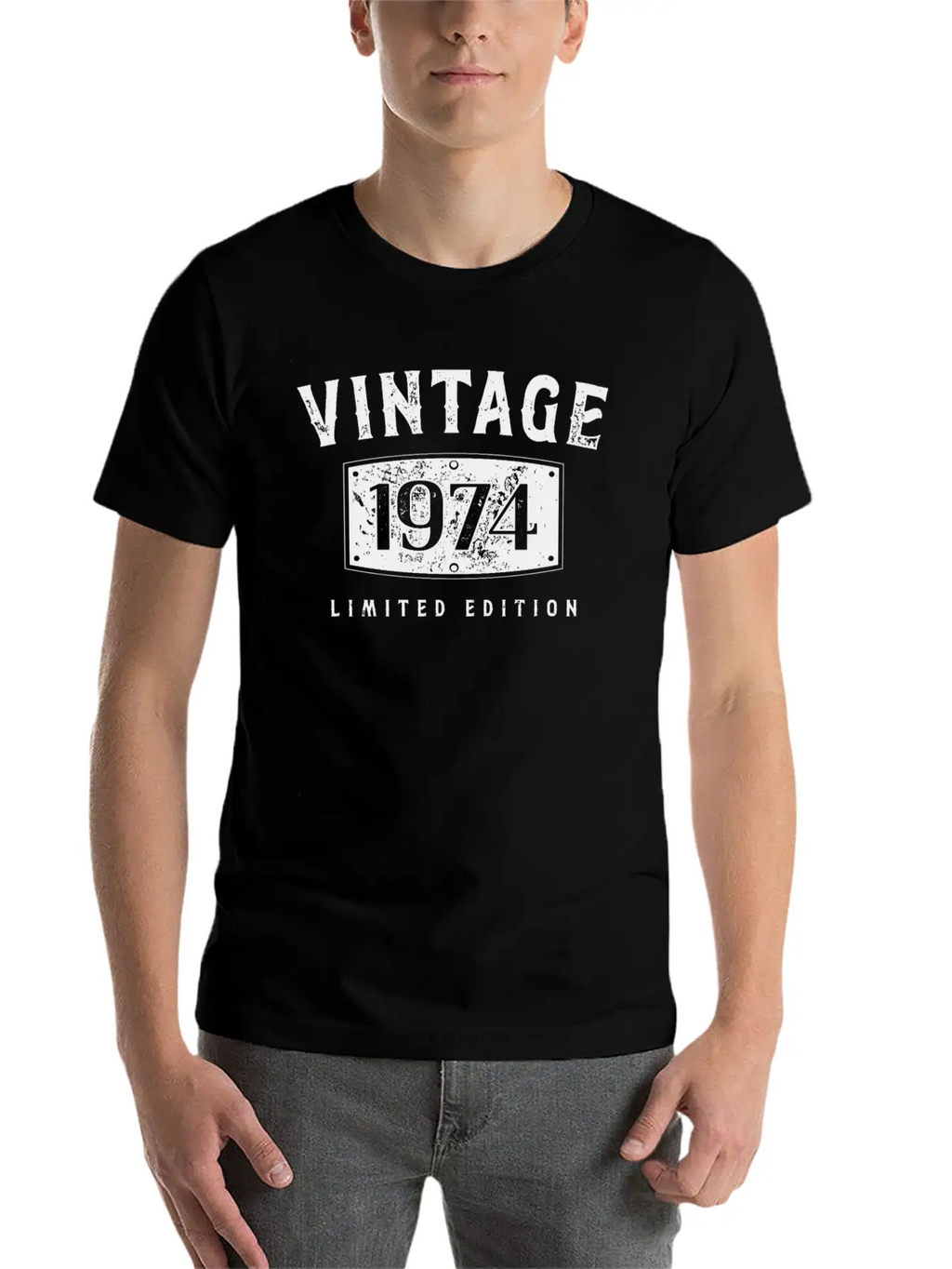 Birthday 1974 Limited Edition Vintage 1974 Breathable Soft Cotton T-Shirt – Timeless Casual Look