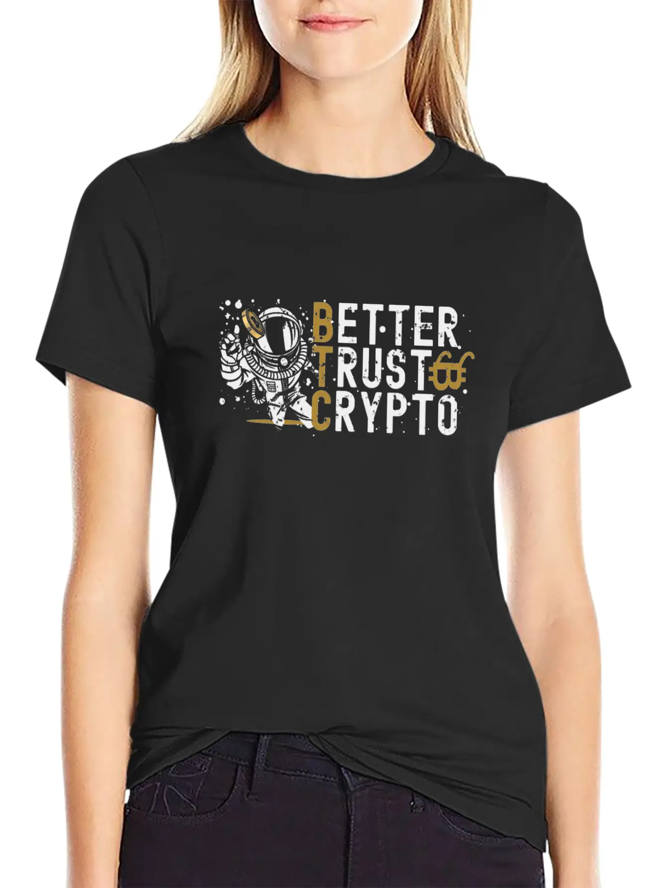 Bitcoin Better Trust Crypto BTC Crypto Currency Unisex Casual T-Shirt – Clean Design For Daily Comfort