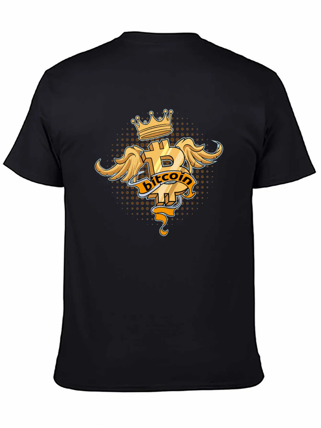 Bitcoin BTC And Crypto Design Stylish Everyday T-Shirt – Unisex Basic Cotton Tee