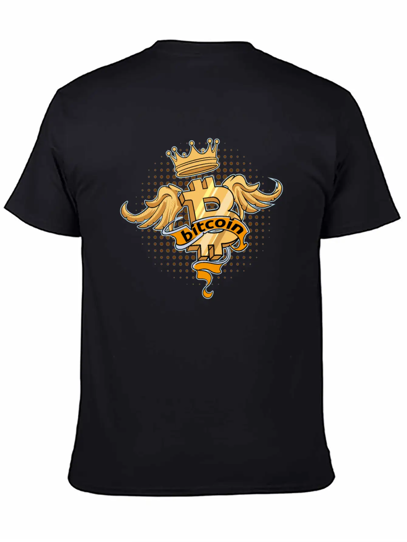 Bitcoin BTC And Crypto Design Stylish Everyday T-Shirt – Unisex Basic Cotton Tee