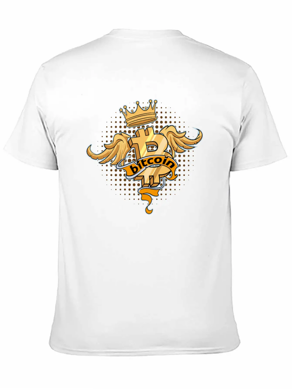 Bitcoin BTC And Crypto Design Stylish Everyday T-Shirt – Unisex Basic Cotton Tee