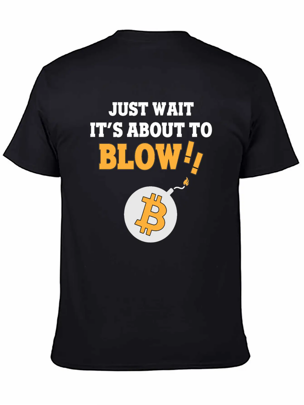 Bitcoin BTC - Blow! Casual Graphic T-Shirt – Simple And Comfortable Daily Wear