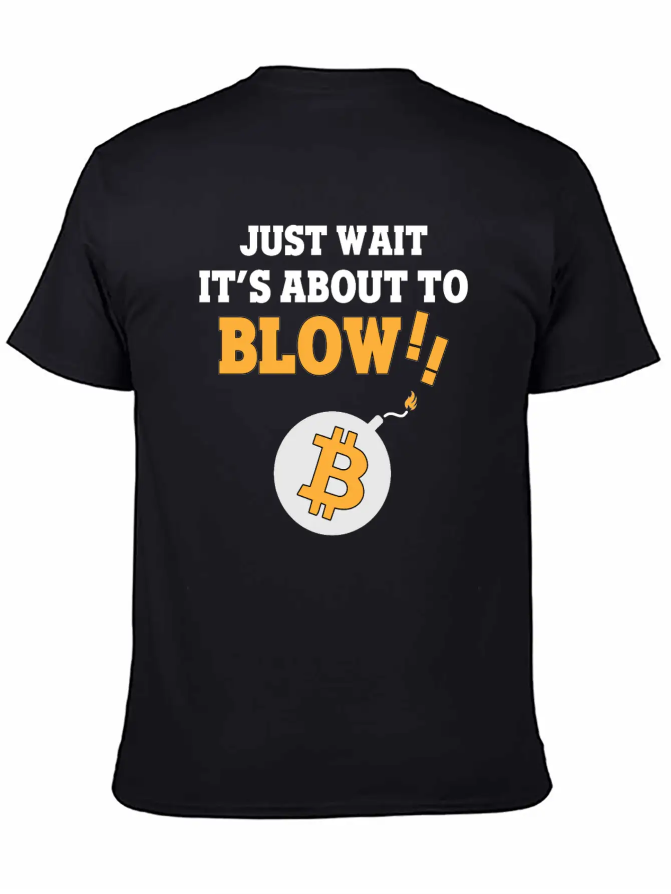 Bitcoin BTC - Blow! Casual Graphic T-Shirt – Simple And Comfortable Daily Wear