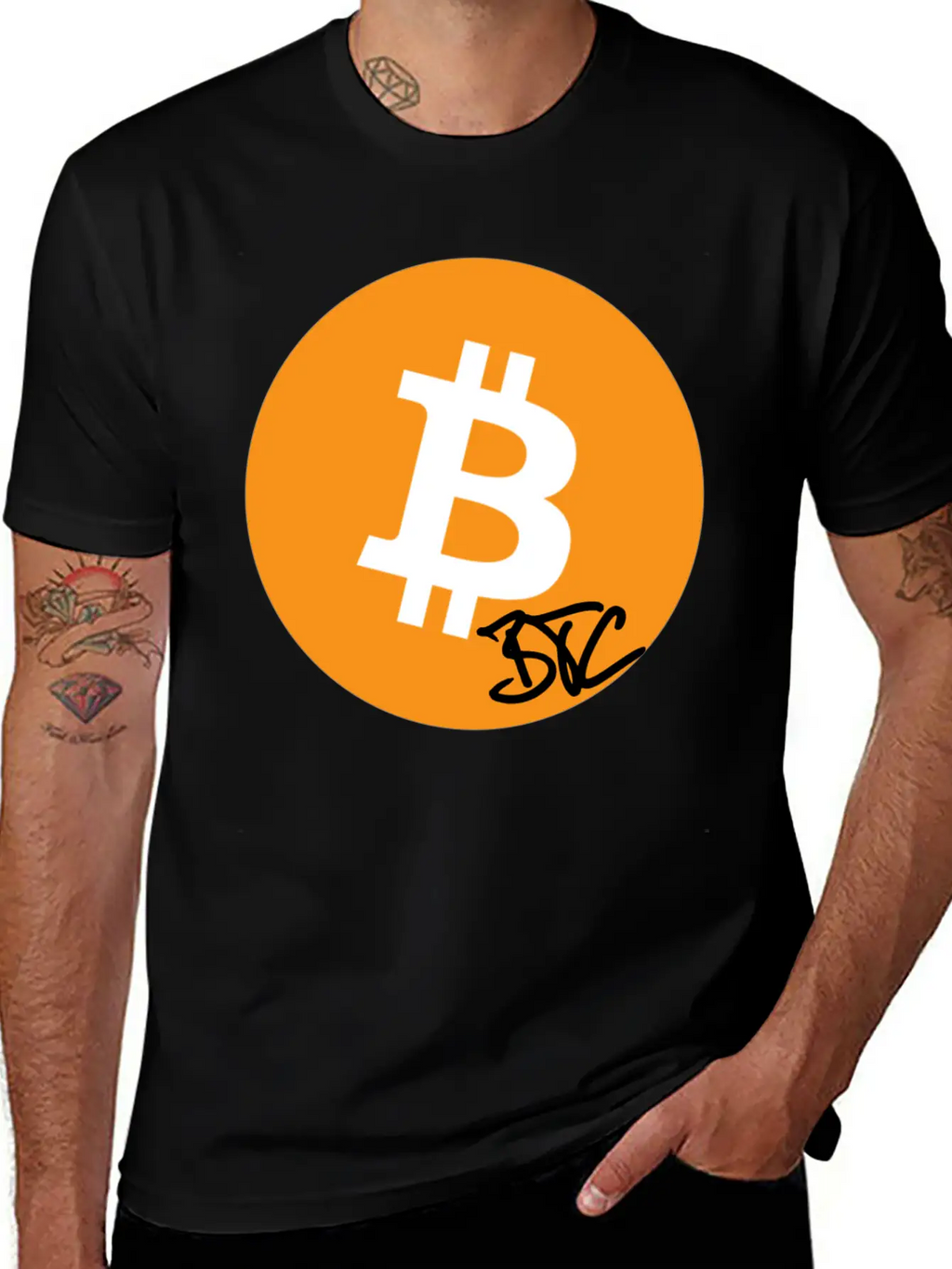 Bitcoin BTC CHART Unisex Casual T-Shirt – Clean Design For Daily Comfort