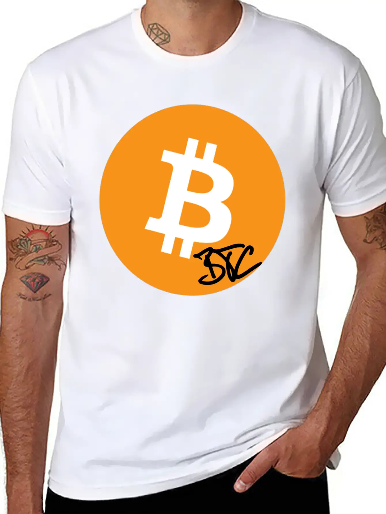 Bitcoin BTC CHART Unisex Casual T-Shirt – Clean Design For Daily Comfort