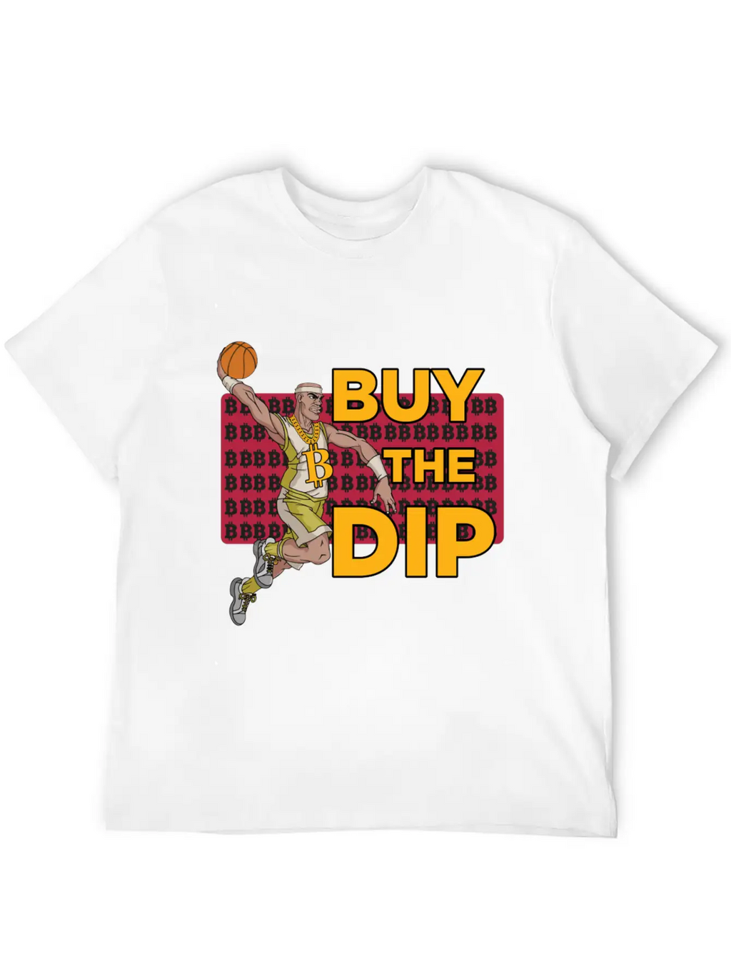 Bitcoin, Buy The Dip Unisex Casual T-Shirt – Clean Design For Daily Comfort