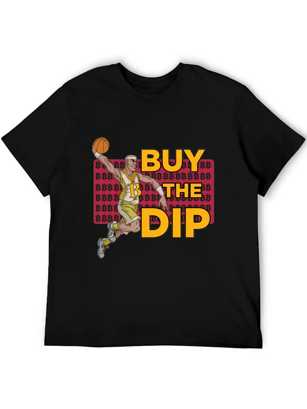 Bitcoin, Buy The Dip Unisex Casual T-Shirt – Clean Design For Daily Comfort