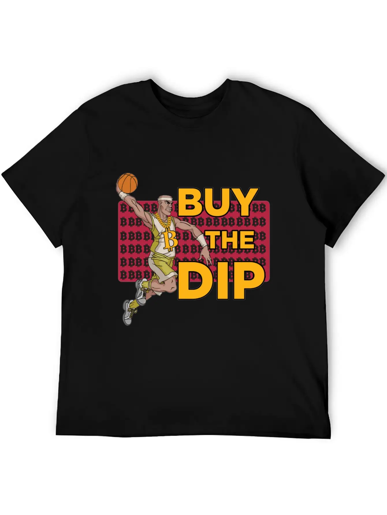 Bitcoin, Buy The Dip Unisex Casual T-Shirt – Clean Design For Daily Comfort