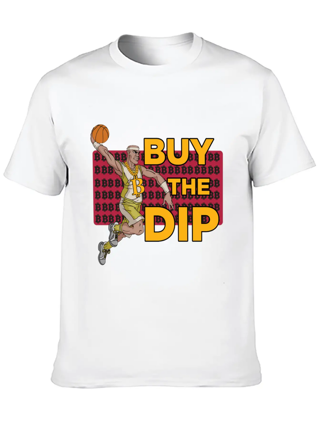 Bitcoin, Buy The Dip Unisex Casual T-Shirt – Clean Design For Daily Comfort