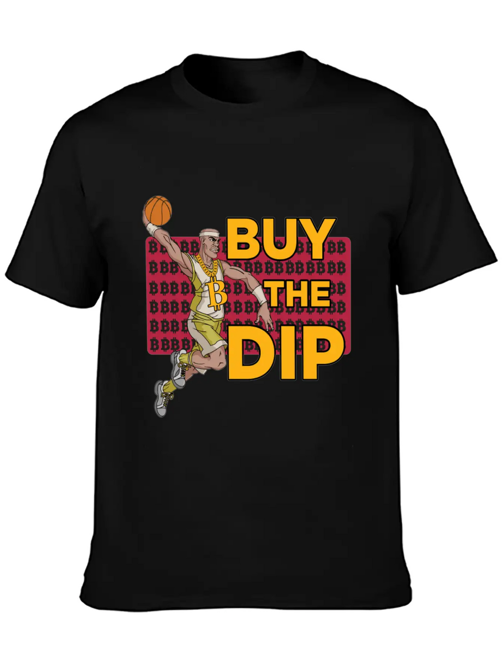 Bitcoin, Buy The Dip Unisex Casual T-Shirt – Clean Design For Daily Comfort