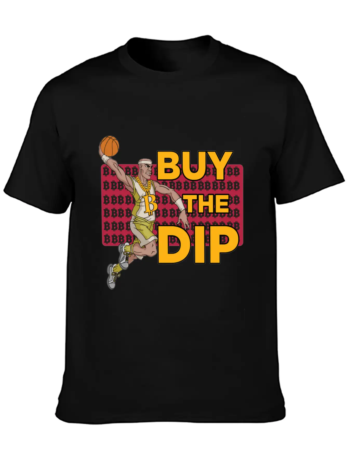 Bitcoin, Buy The Dip Unisex Casual T-Shirt – Clean Design For Daily Comfort