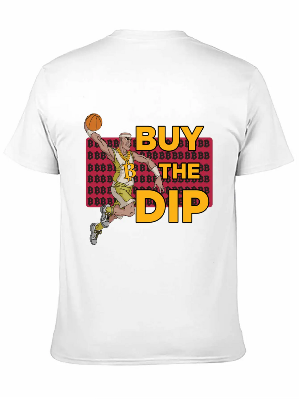 Bitcoin, Buy The Dip Unisex Casual T-Shirt – Clean Design For Daily Comfort