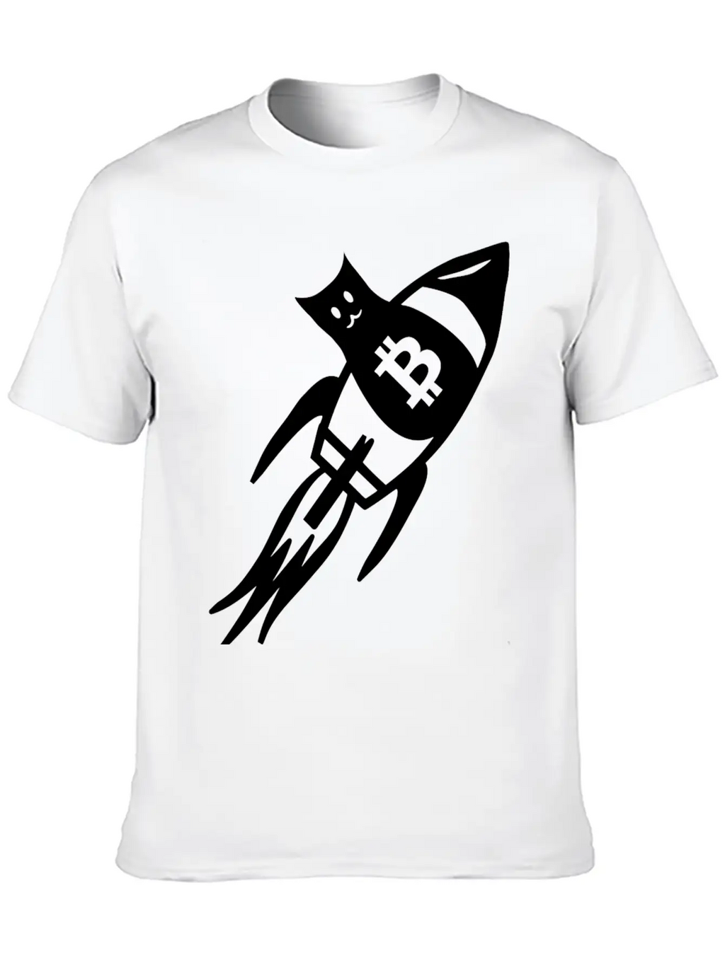 Bitcoin Cats To The Moon Classic Fit Graphic Tee For Daily Comfort – Unisex Cotton Shirt
