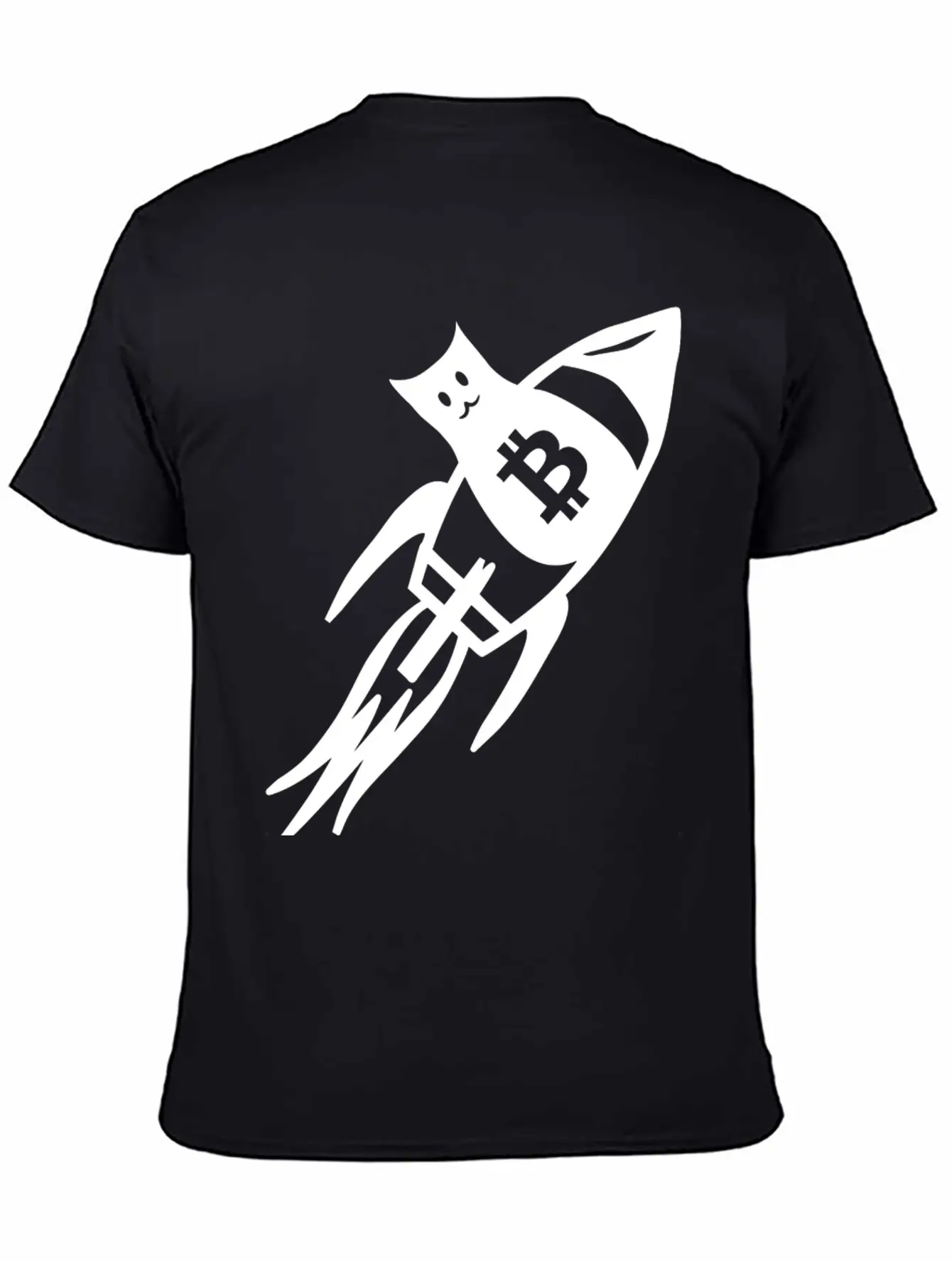 Bitcoin Cats To The Moon Classic Fit Graphic Tee For Daily Comfort – Unisex Cotton Shirt