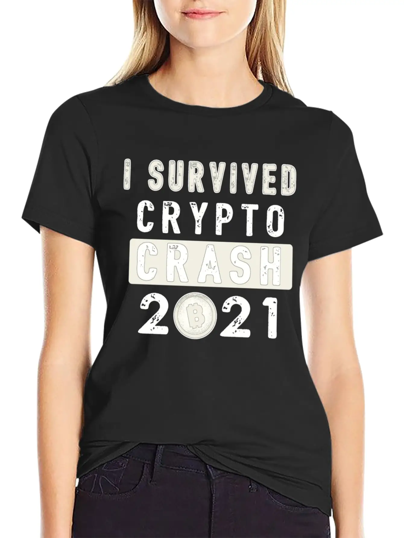 Bitcoin Crypto Crash Trader Crypto Token Unisex Casual T-Shirt – Clean Design For Daily Comfort