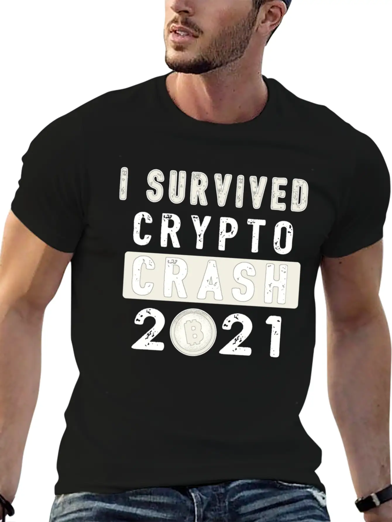 Bitcoin Crypto Crash Trader Crypto Token Unisex Casual T-Shirt – Clean Design For Daily Comfort