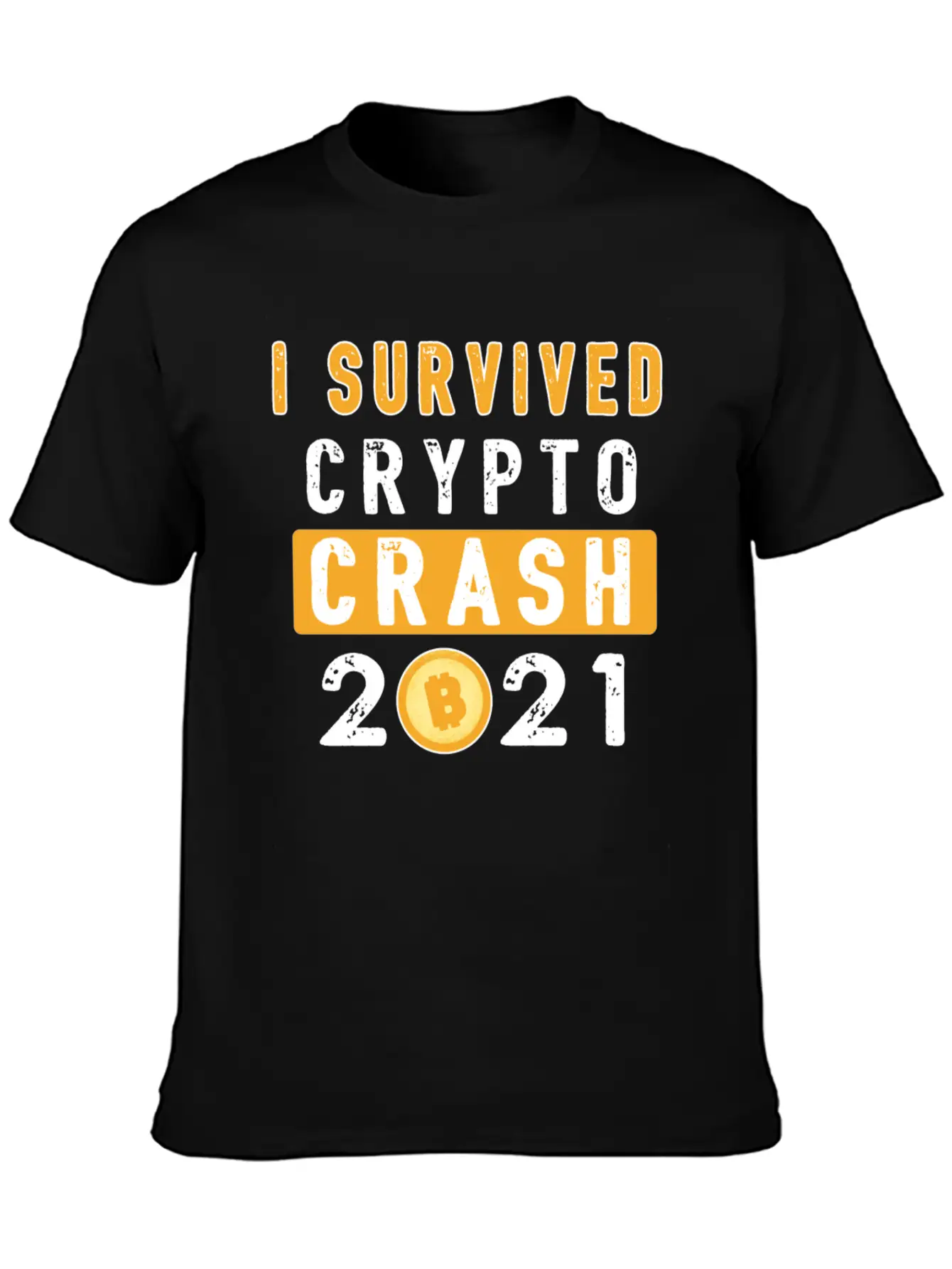 Bitcoin Crypto Crash Trader Crypto Unisex Casual T-Shirt – Clean Design For Daily Comfort
