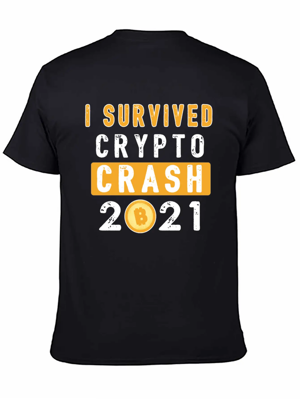 Bitcoin Crypto Crash Trader Crypto Unisex Casual T-Shirt – Clean Design For Daily Comfort