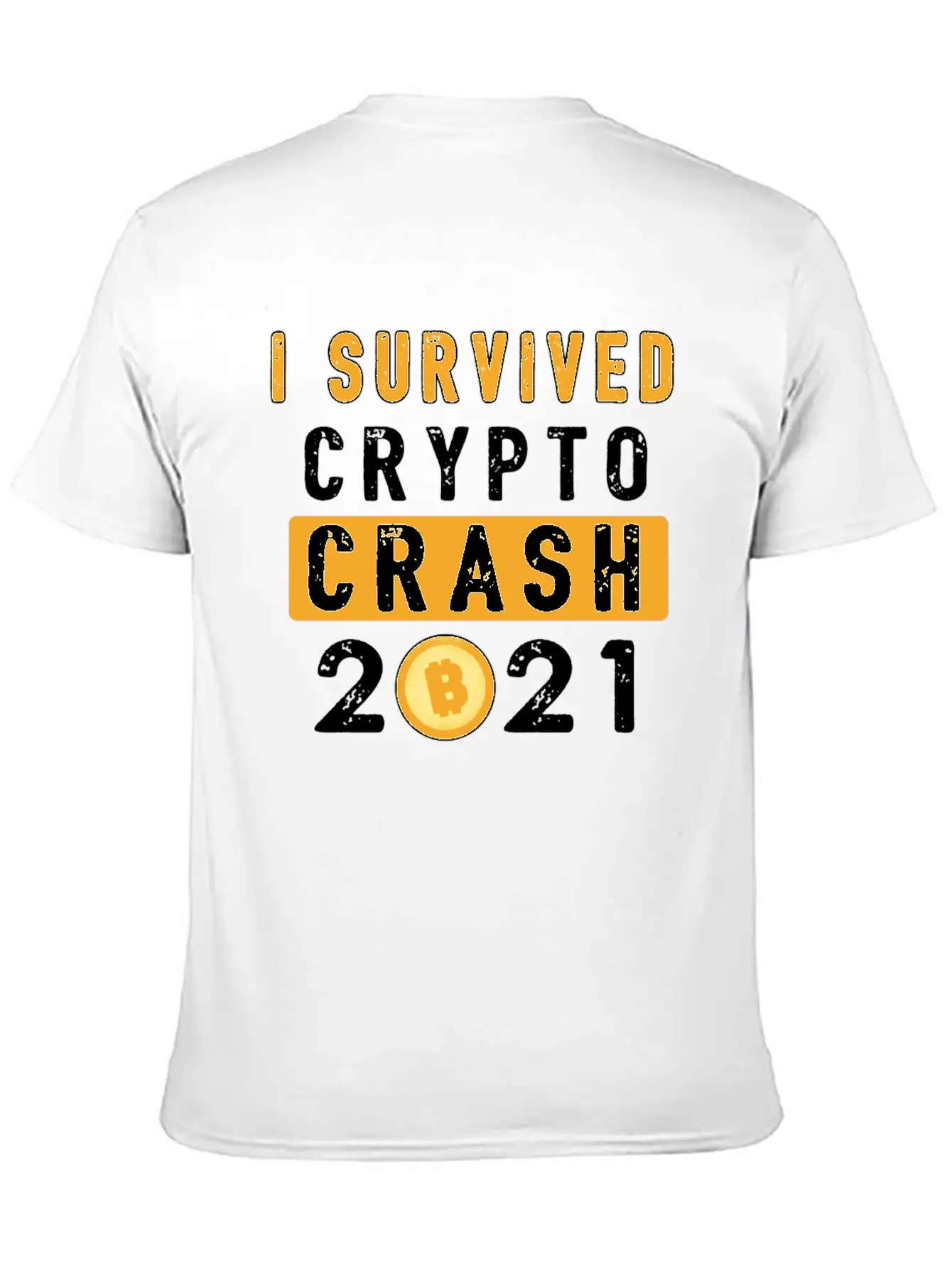 Bitcoin Crypto Crash Trader Crypto Unisex Casual T-Shirt – Clean Design For Daily Comfort