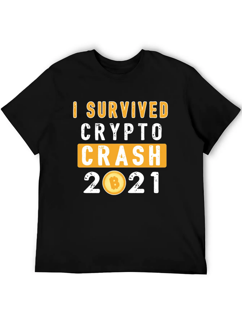 Bitcoin Crypto Crash Trader Crypto Unisex Casual T-Shirt – Clean Design For Daily Comfort