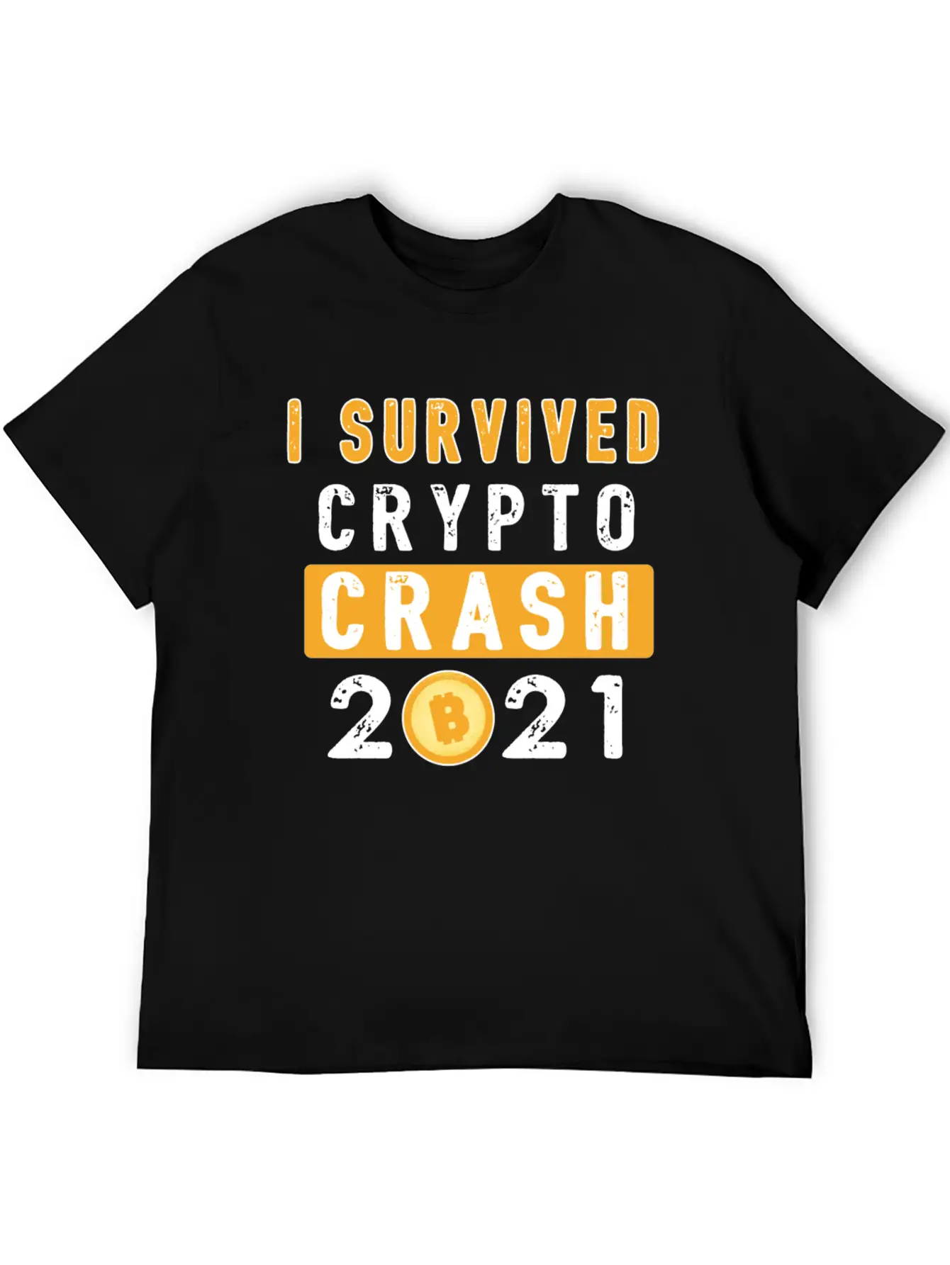 Bitcoin Crypto Crash Trader Crypto Unisex Casual T-Shirt – Clean Design For Daily Comfort