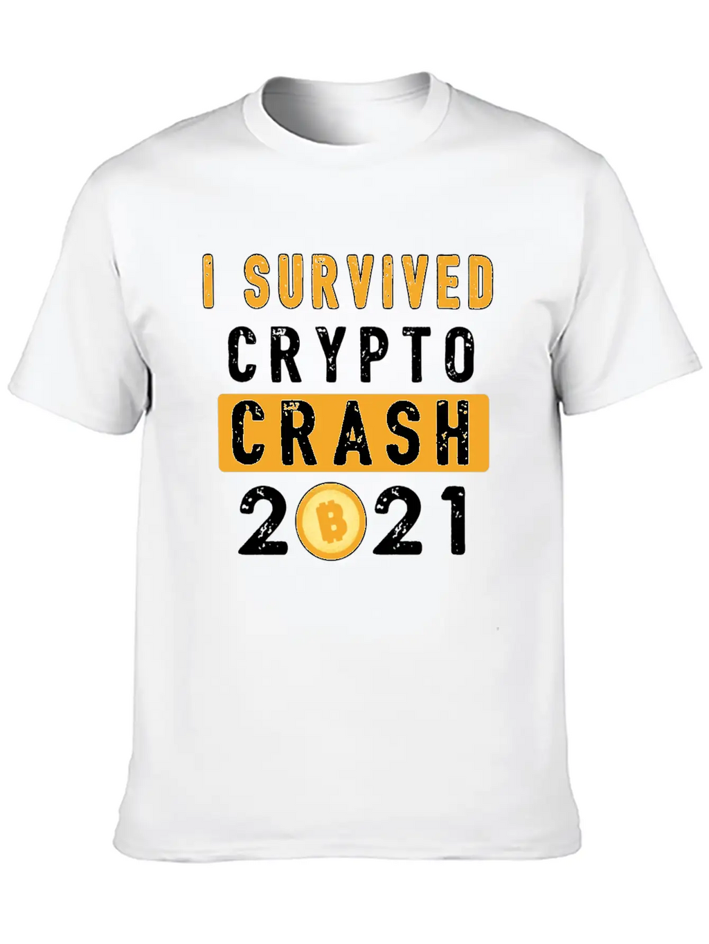 Bitcoin Crypto Crash Trader Crypto Unisex Casual T-Shirt – Clean Design For Daily Comfort