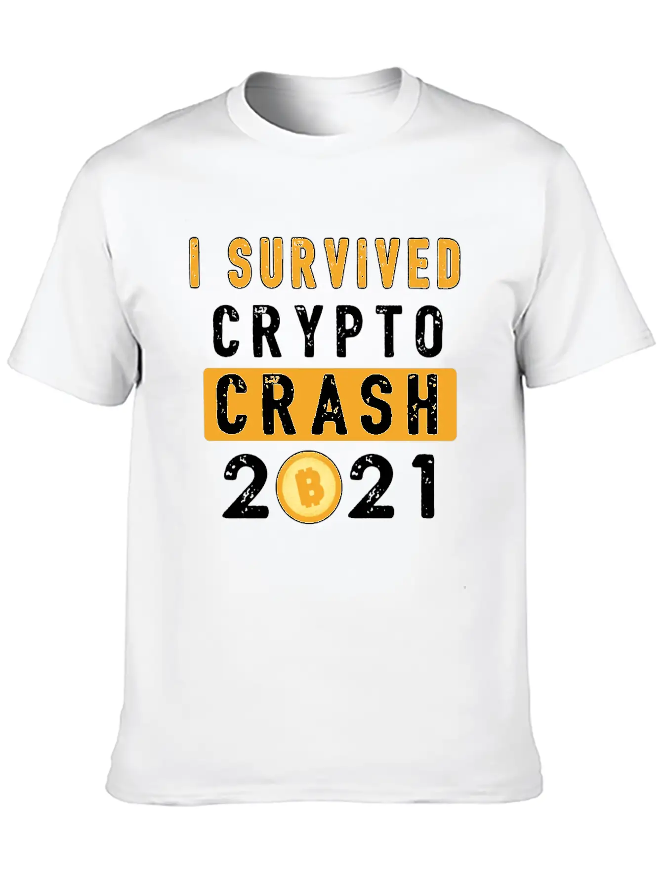 Bitcoin Crypto Crash Trader Crypto Unisex Casual T-Shirt – Clean Design For Daily Comfort