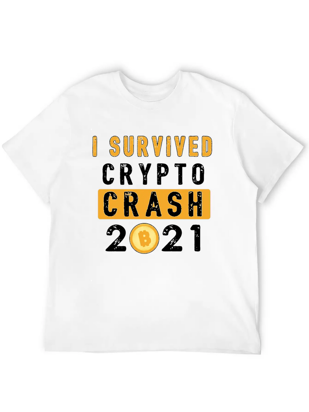 Bitcoin Crypto Crash Trader Crypto Unisex Casual T-Shirt – Clean Design For Daily Comfort