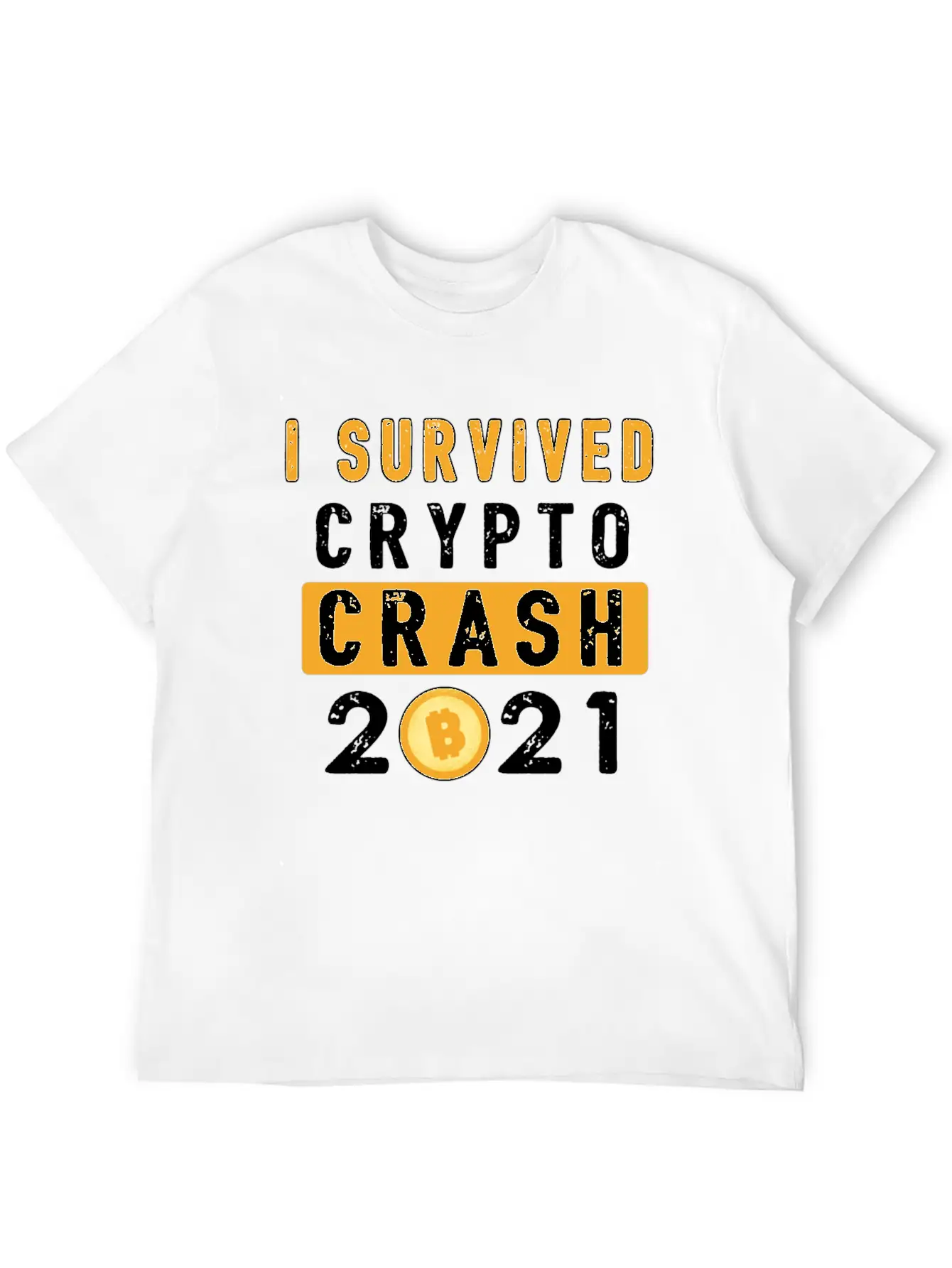 Bitcoin Crypto Crash Trader Crypto Unisex Casual T-Shirt – Clean Design For Daily Comfort