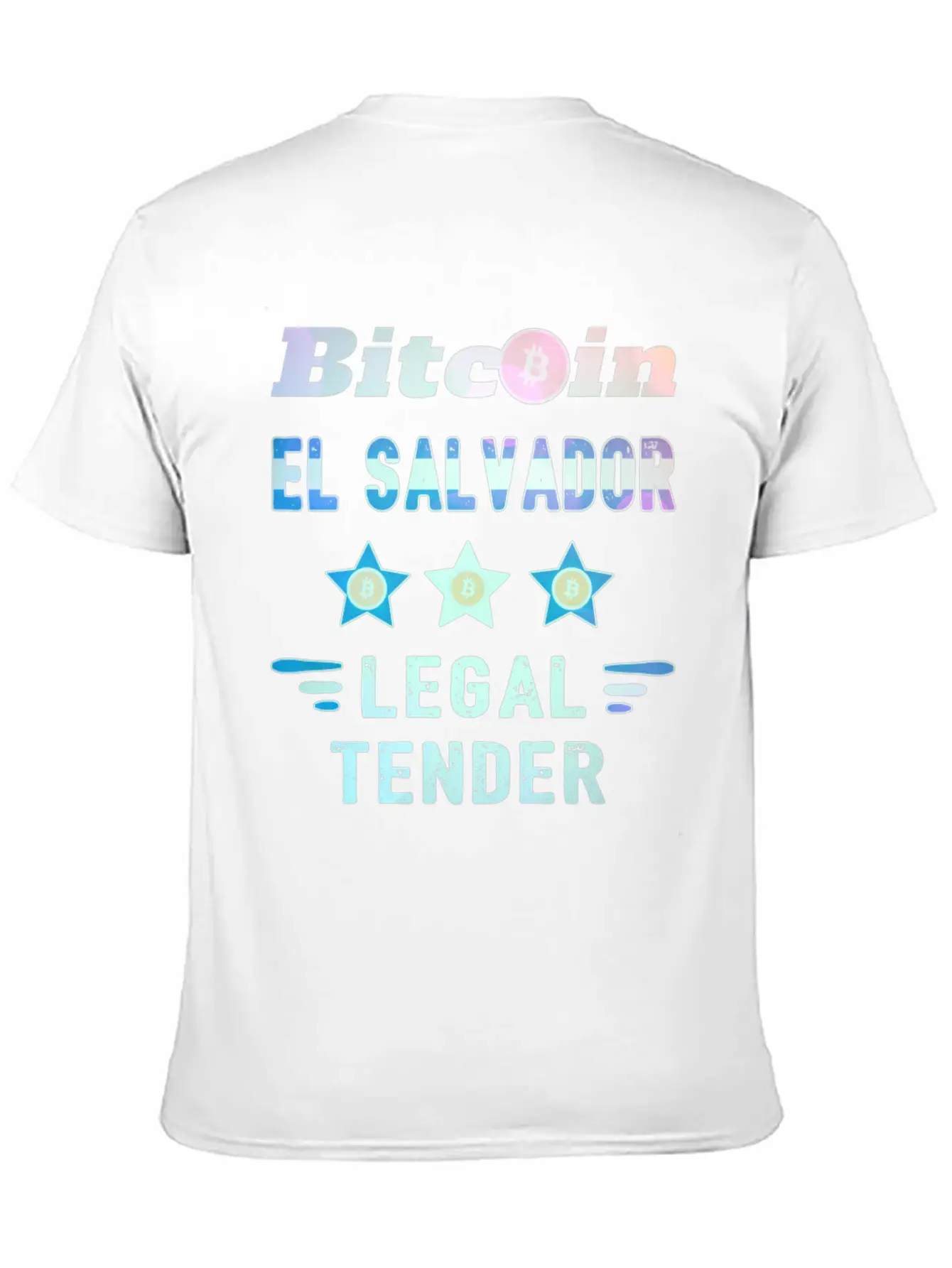 Bitcoin Crypto El Salvador Trader Unisex Short Sleeve Soft Cotton T-Shirt – Casual Everyday Wear