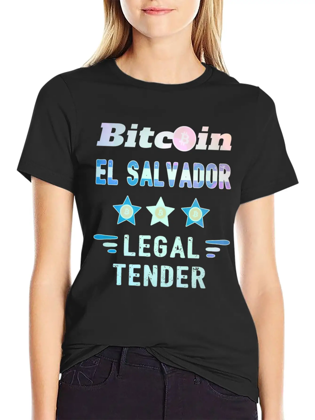 Bitcoin Crypto El Salvador Trader Unisex Short Sleeve Soft Cotton T-Shirt – Casual Everyday Wear