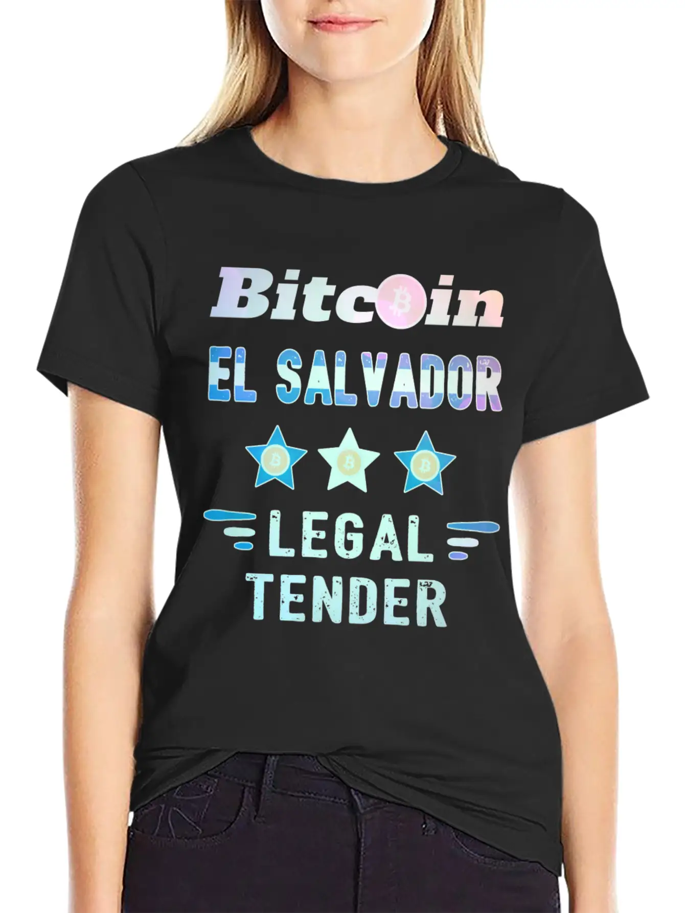 Bitcoin Crypto El Salvador Trader Unisex Short Sleeve Soft Cotton T-Shirt – Casual Everyday Wear