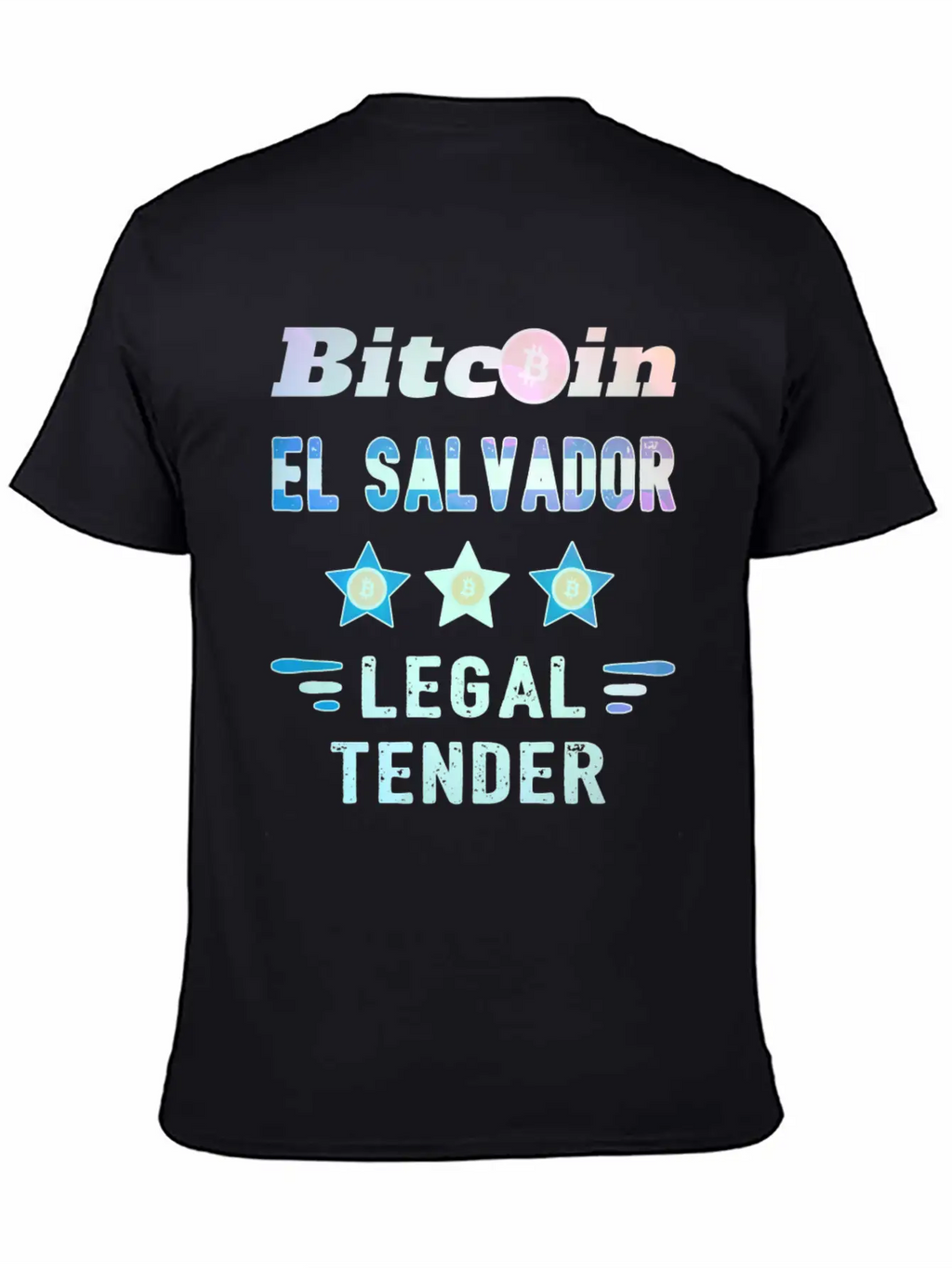 Bitcoin Crypto El Salvador Trader Unisex Short Sleeve Soft Cotton T-Shirt – Casual Everyday Wear
