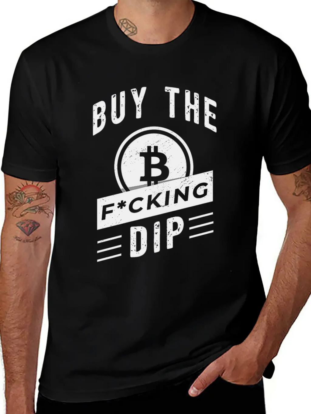 Bitcoin Crypto Father Dad Trader Crypto Ryptocoins Unisex Short Sleeve Soft Cotton T-Shirt – Casual Everyday Wear