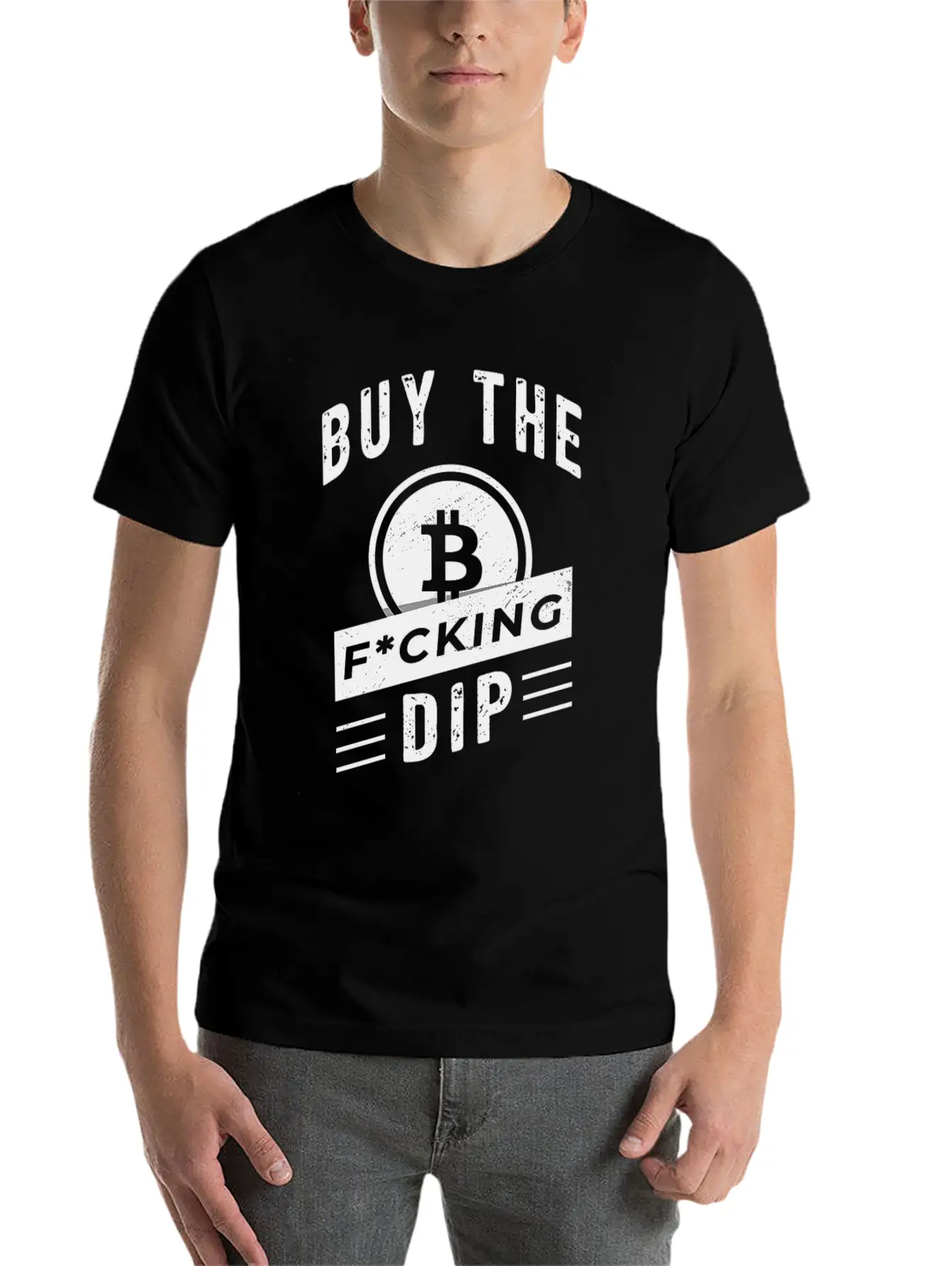 Bitcoin Crypto Father Dad Trader Crypto Ryptocoins Unisex Short Sleeve Soft Cotton T-Shirt – Casual Everyday Wear