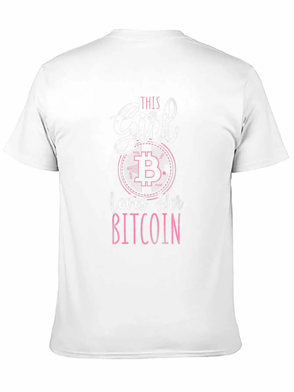 Bitcoin Crypto Girl Stylish Everyday T-Shirt – Unisex Basic Cotton Tee