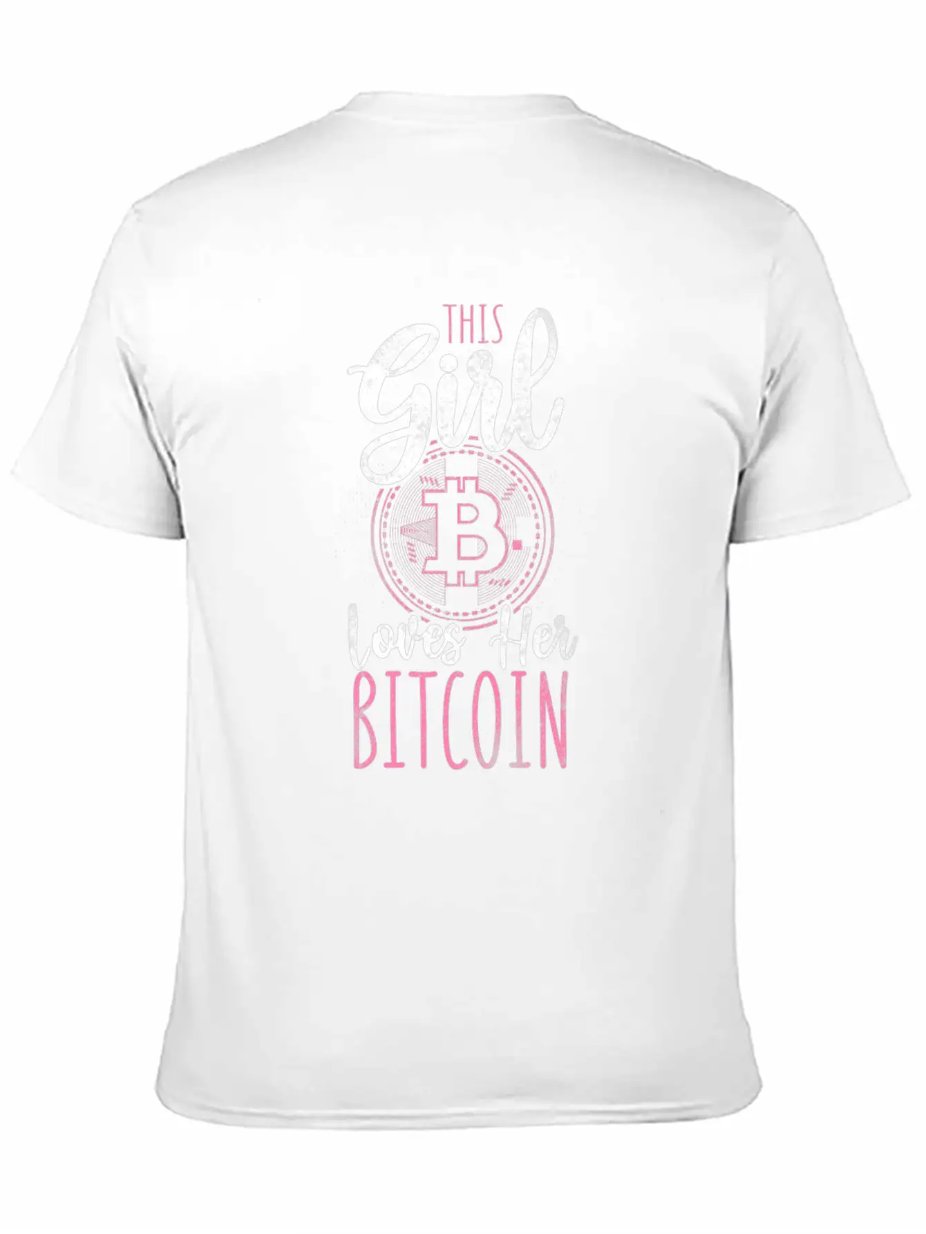 Bitcoin Crypto Girl Stylish Everyday T-Shirt – Unisex Basic Cotton Tee