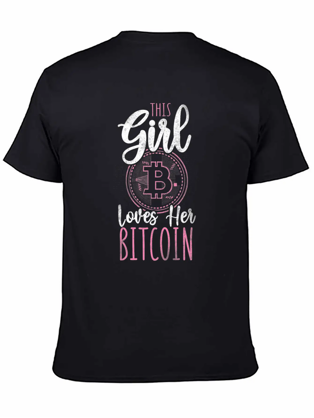 Bitcoin Crypto Girl Stylish Everyday T-Shirt – Unisex Basic Cotton Tee