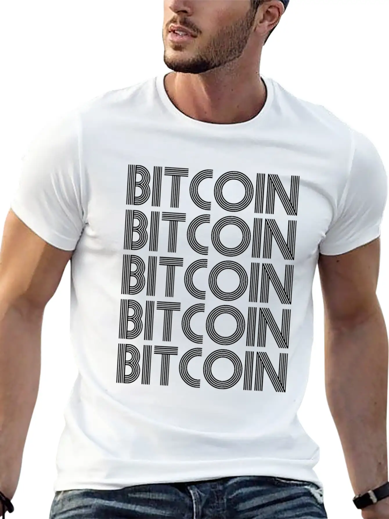 Bitcoin Cryptocurrency - Bitcoins Classic Fit Graphic Tee For Daily Comfort – Unisex Cotton Shirt