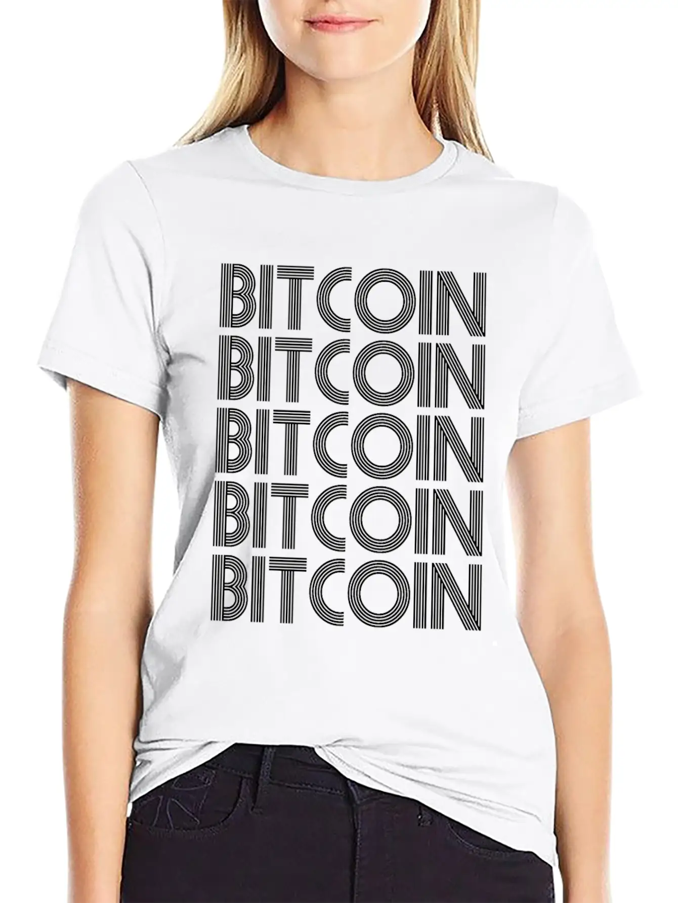Bitcoin Cryptocurrency - Bitcoins Classic Fit Graphic Tee For Daily Comfort – Unisex Cotton Shirt