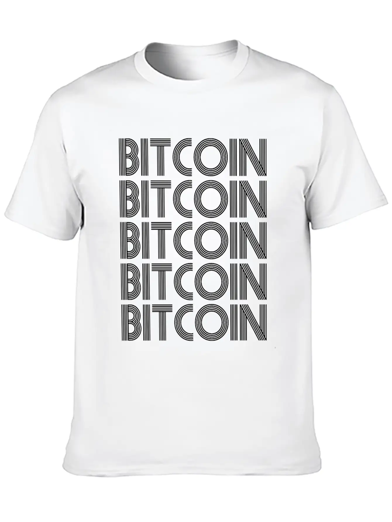 Bitcoin Cryptocurrency - Bitcoins Classic Fit Graphic Tee For Daily Comfort – Unisex Cotton Shirt