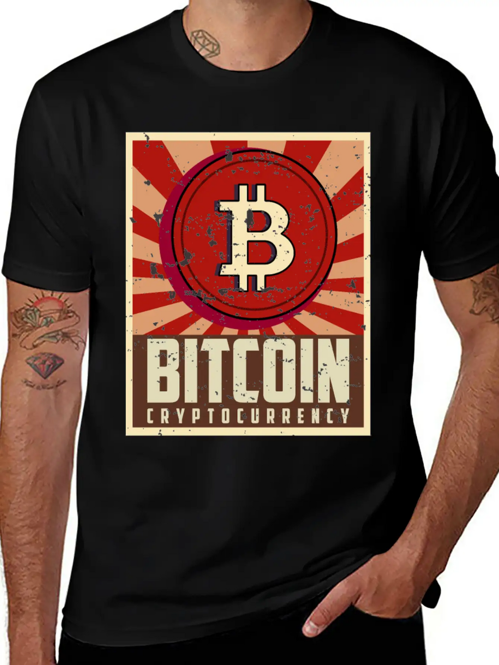 Bitcoin, Cryptocurrency, Crypto Unisex Casual T-Shirt – Clean Design For Daily Comfort