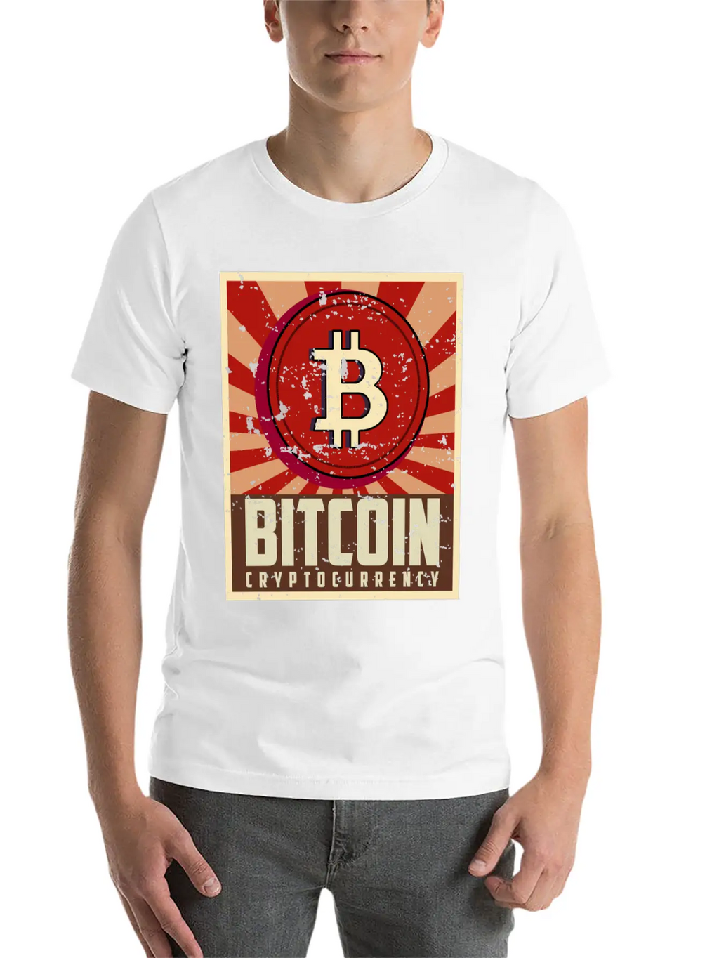 Bitcoin, Cryptocurrency, Crypto Unisex Casual T-Shirt – Clean Design For Daily Comfort