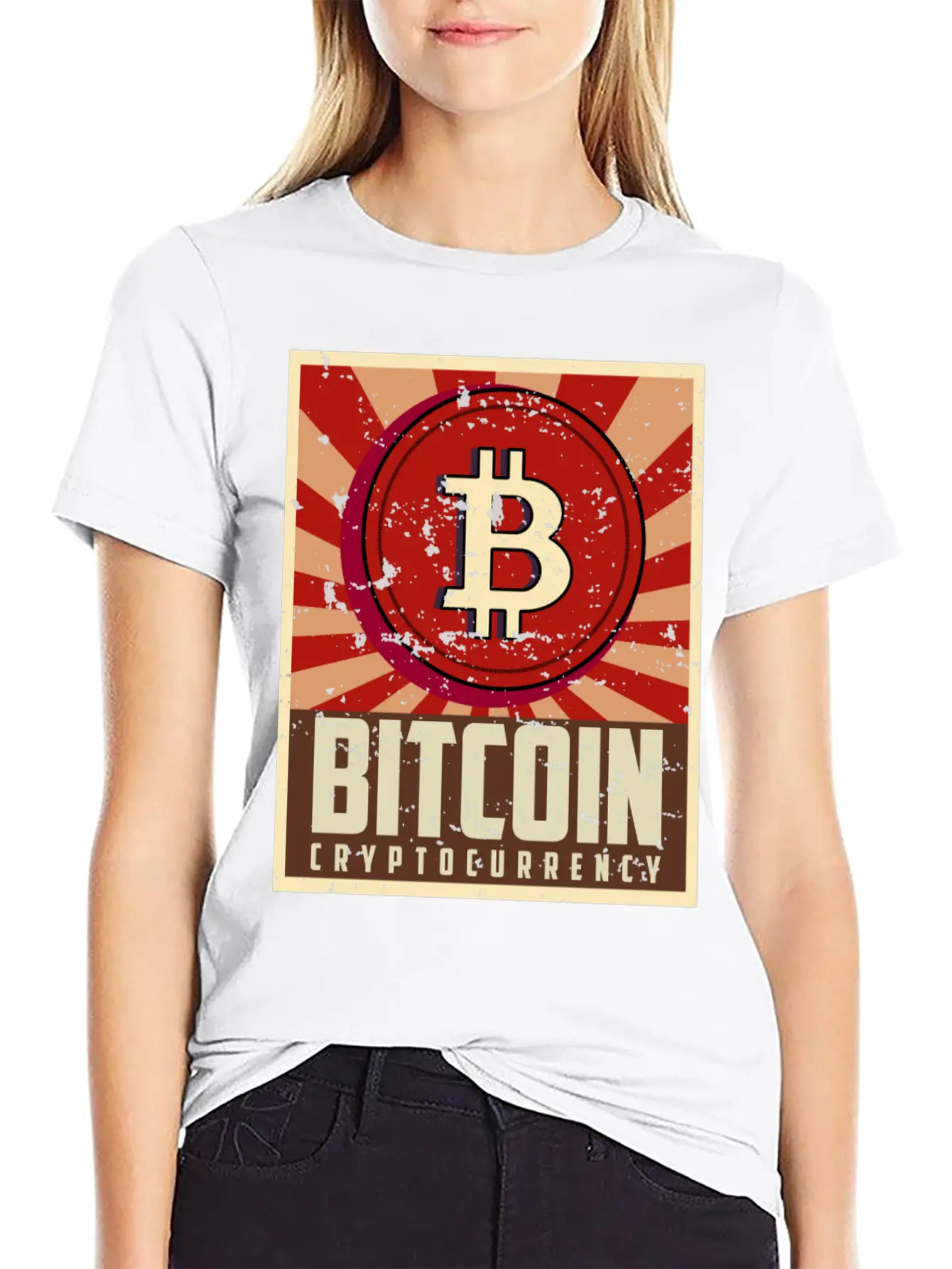 Bitcoin, Cryptocurrency, Crypto Unisex Casual T-Shirt – Clean Design For Daily Comfort