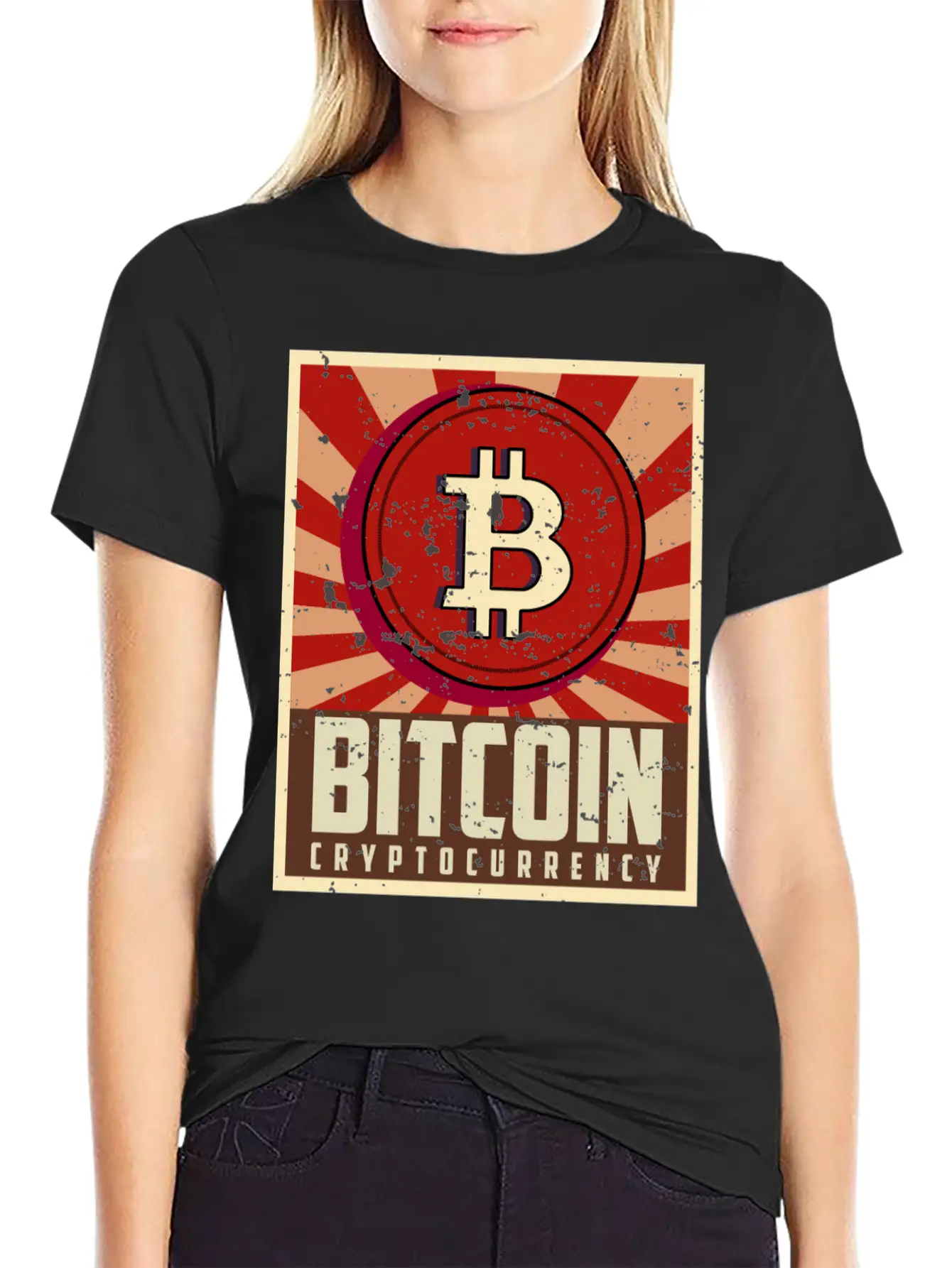 Bitcoin, Cryptocurrency, Crypto Unisex Casual T-Shirt – Clean Design For Daily Comfort