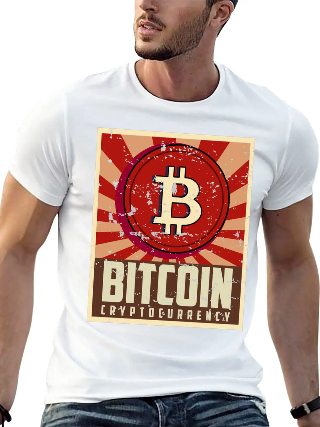 Bitcoin, Cryptocurrency, Crypto Unisex Casual T-Shirt – Clean Design For Daily Comfort