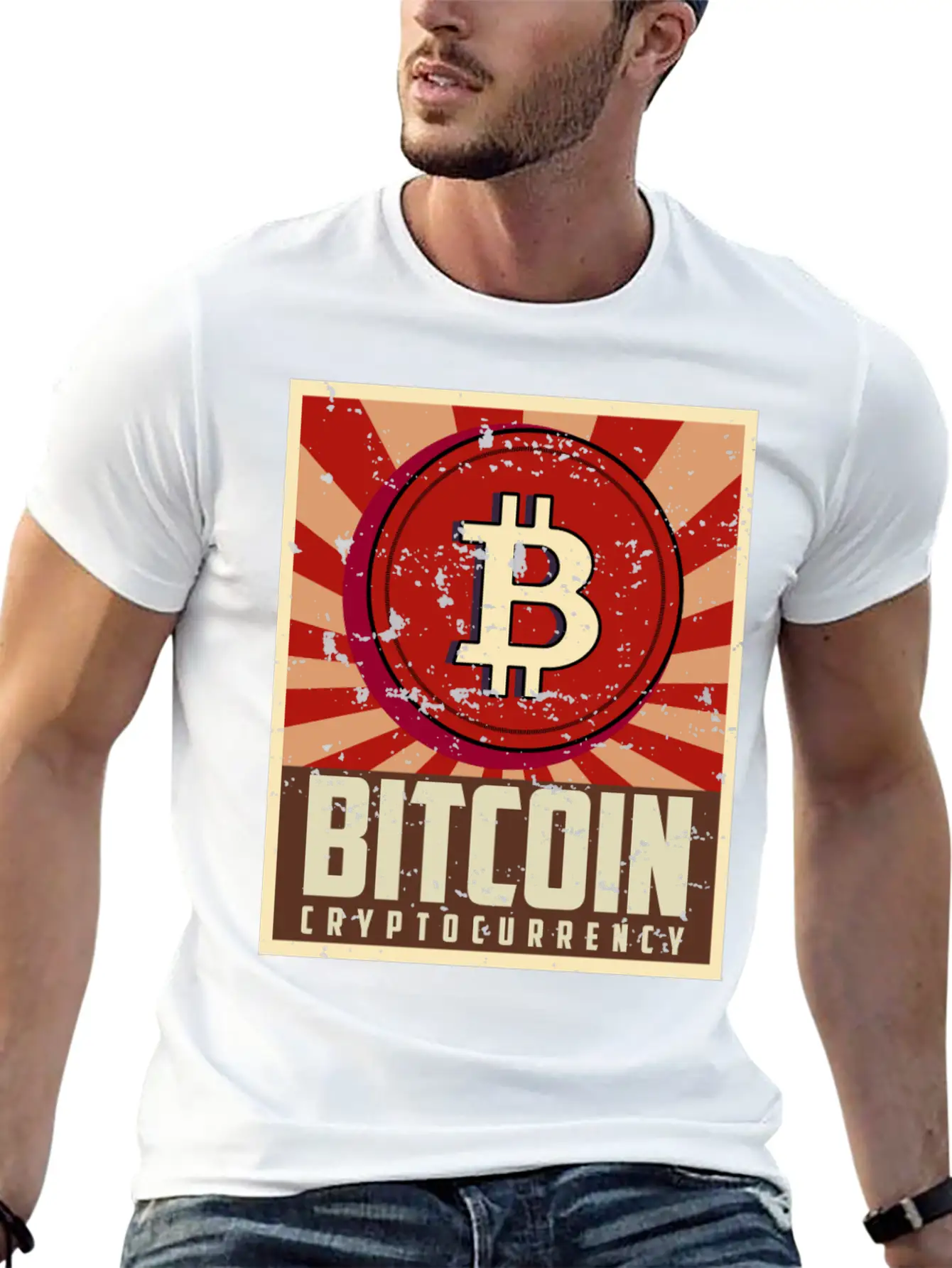 Bitcoin, Cryptocurrency, Crypto Unisex Casual T-Shirt – Clean Design For Daily Comfort