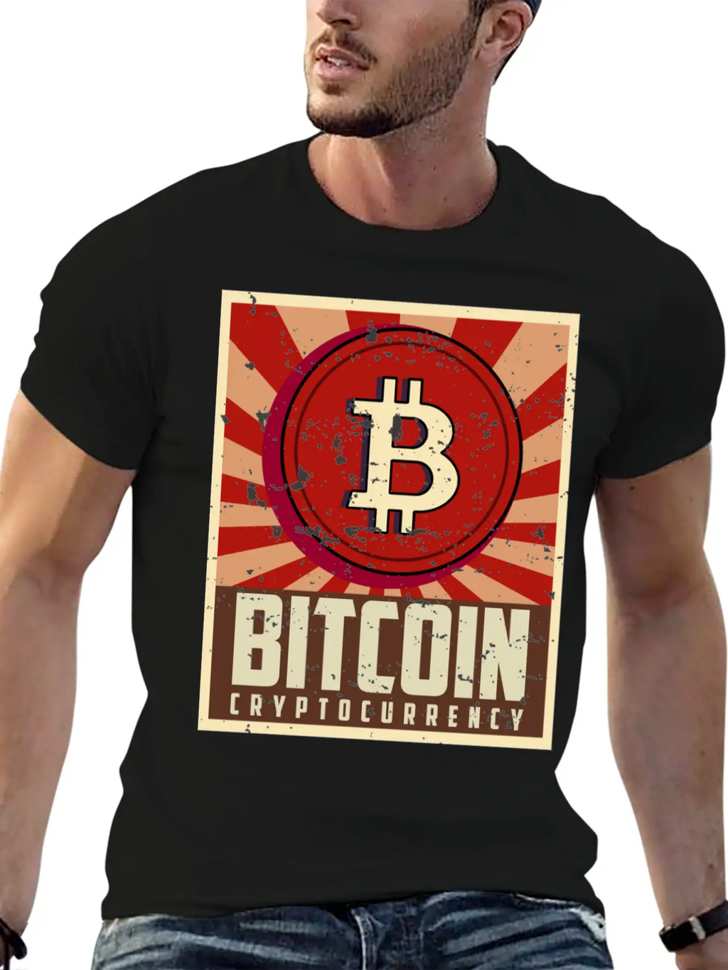 Bitcoin, Cryptocurrency, Crypto Unisex Casual T-Shirt – Clean Design For Daily Comfort